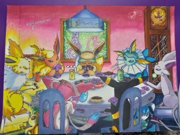 Print Eeveelutions Poker