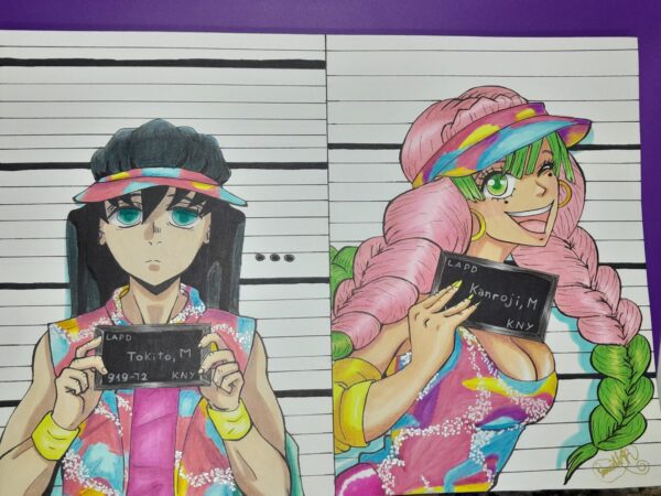 Print Tokito y Kanroji. Barbie Theme