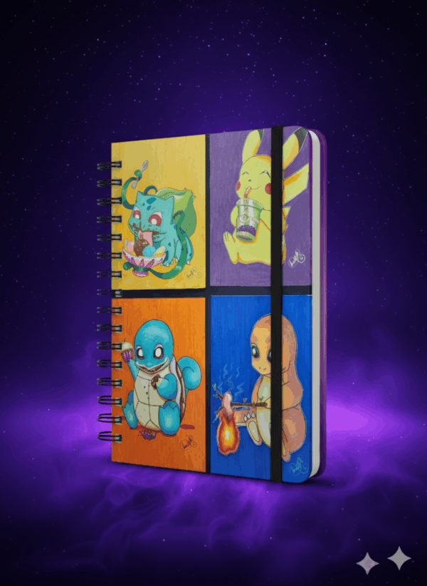 Libreta Pokemón- Starters