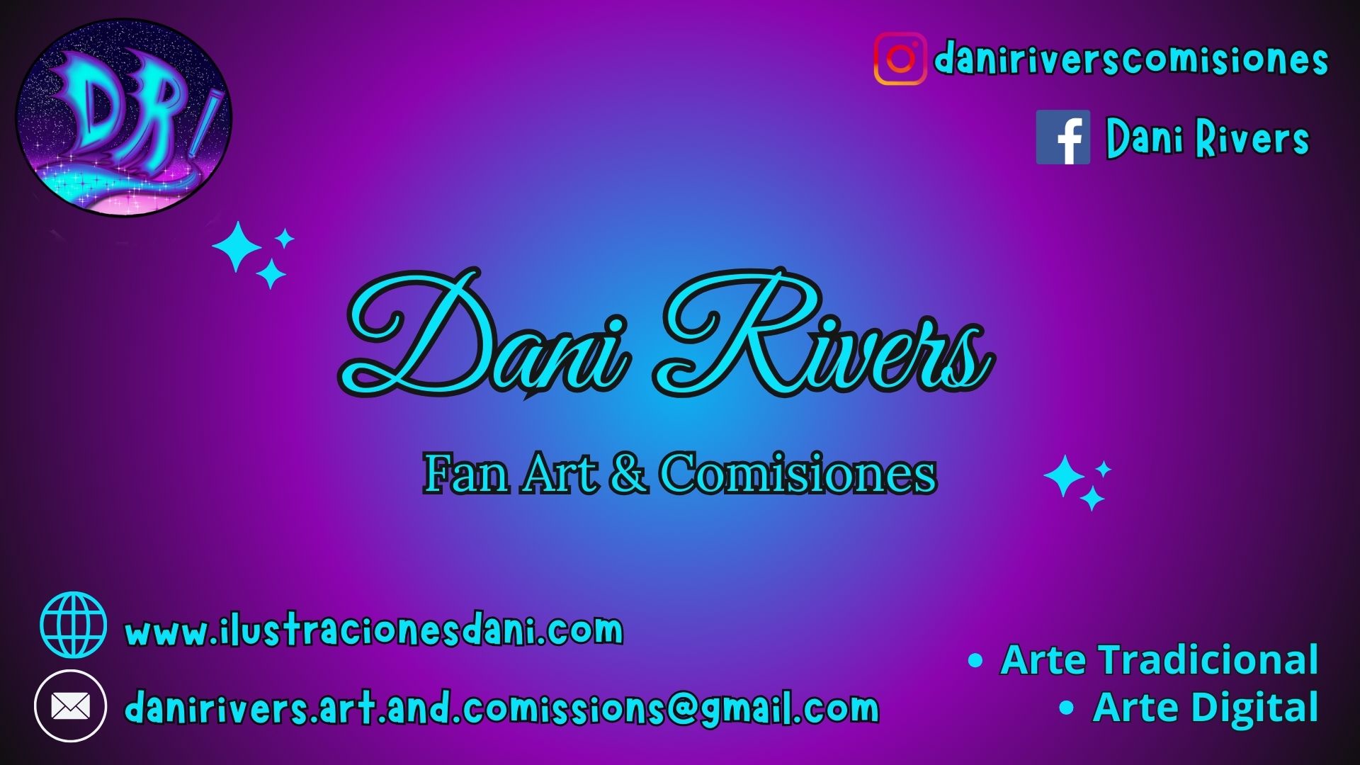 Dani Rivers Comisiones banner